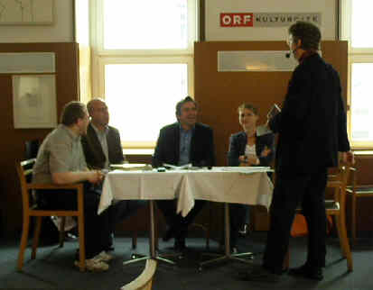 Veranstaltung im KulturCafe: G�ste und Moderator